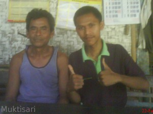 Bersama seorang nara sumber.