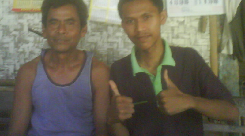 Bersama seorang nara sumber.