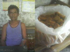 Mang Kamo dan Gula Merah racikannya.