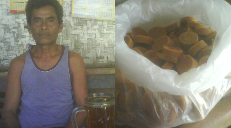 Mang Kamo dan Gula Merah racikannya.