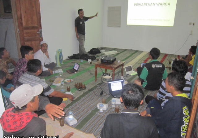 Relawan Desa Cilacap menggelar Pelatihan untuk Pemuda Desa Muktisari